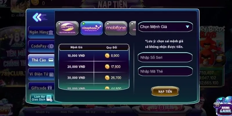 game789club nạp tiền